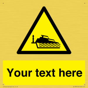 Custom warning grounding cruiser on lock cill